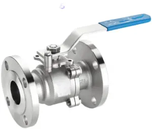 SS 2 Pc Flanged Valve